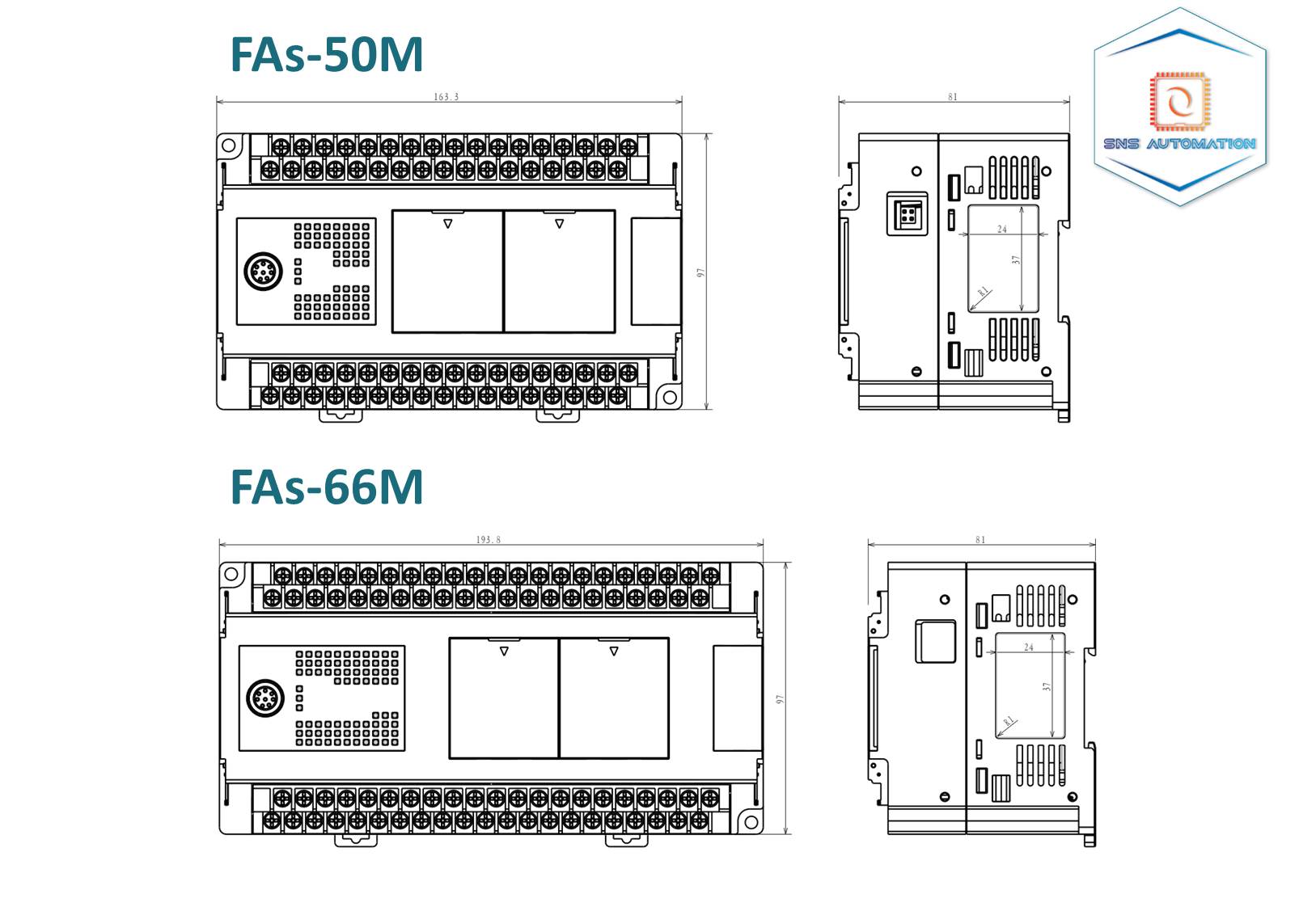 Bộ lập trình plc FAs-20MR-AC