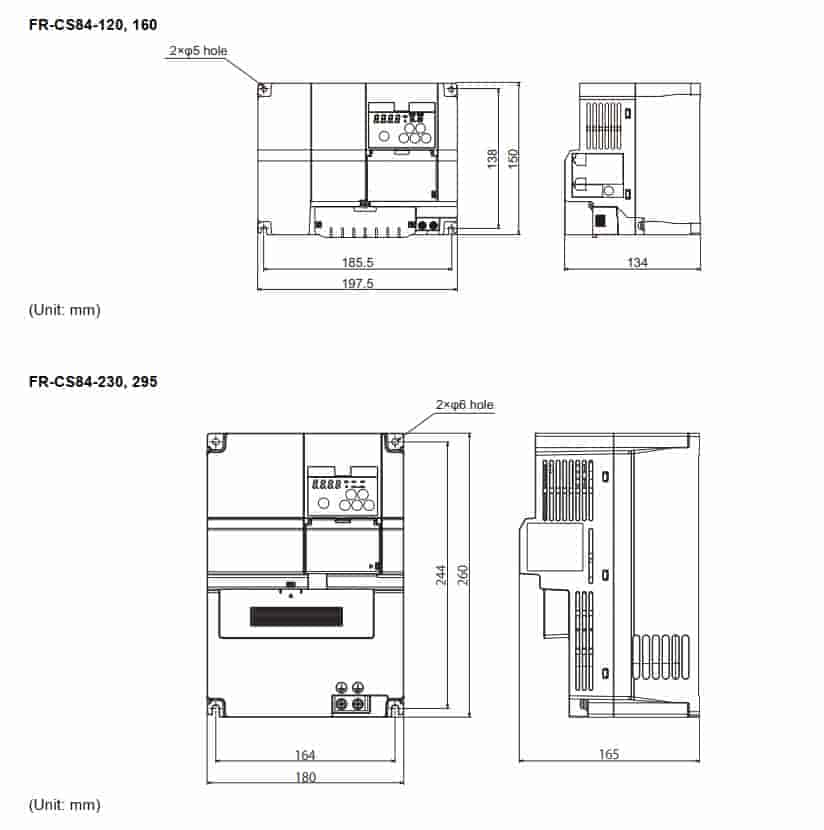 Biến tần mitsubishi FR-CS84-080-60