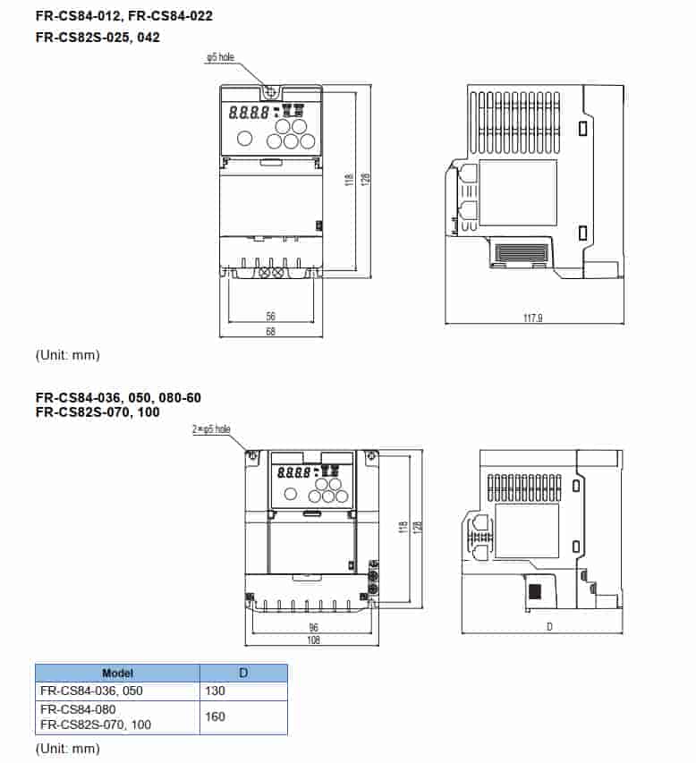 Biến tần mitsubishi FR-CS84-080-60