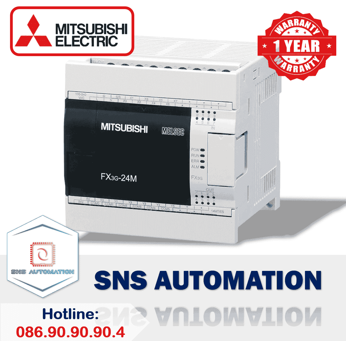 plc FX3G-24MR/ES