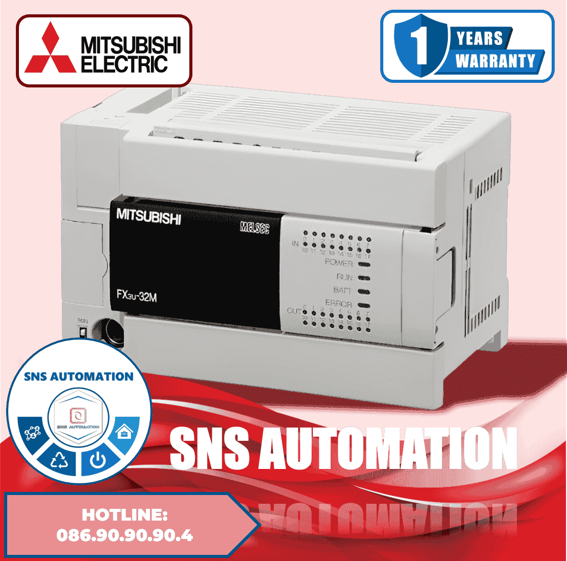 PLC FX3U-32MT/ES