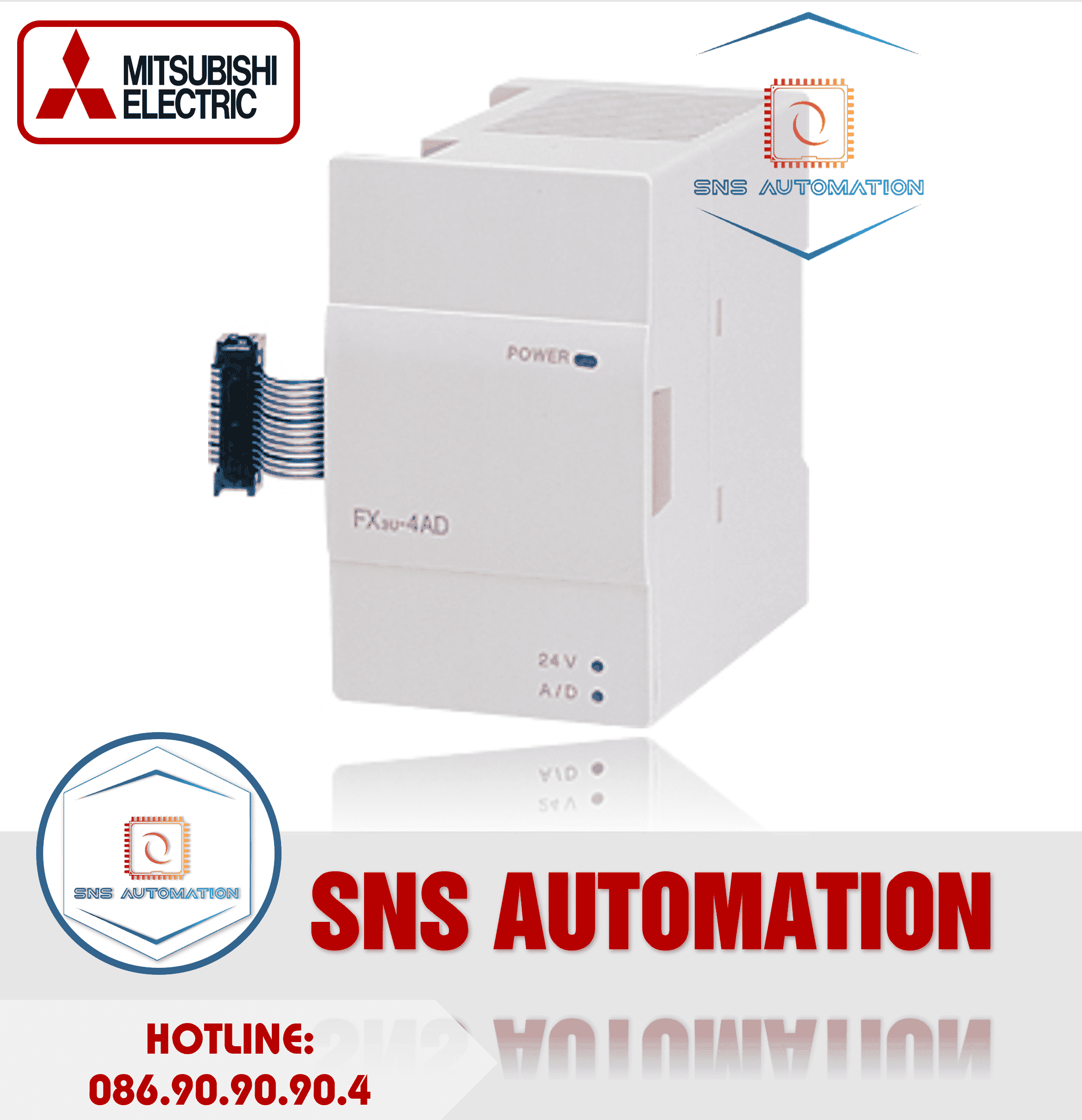 Mô đun FX3U-4AD