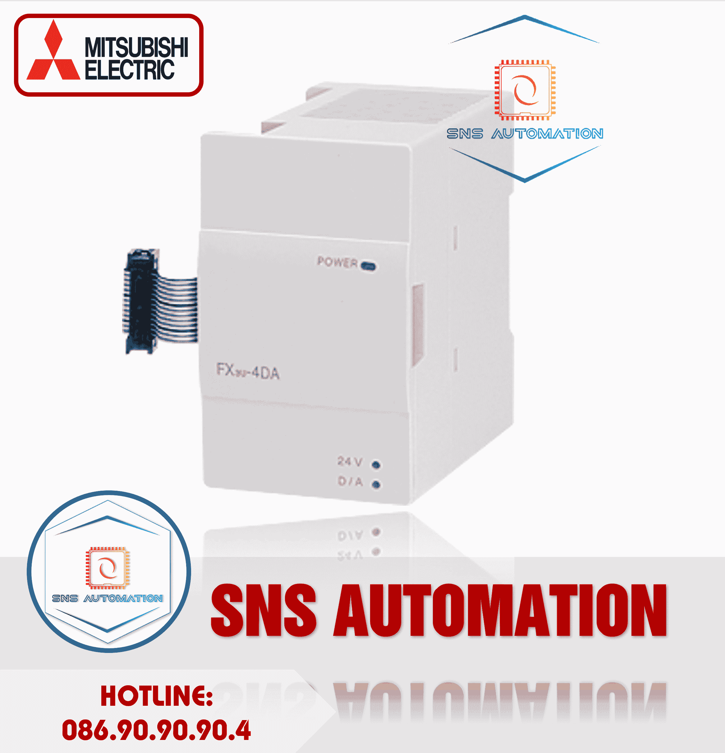 FX3U-4DA giá tốt nhất thị trường