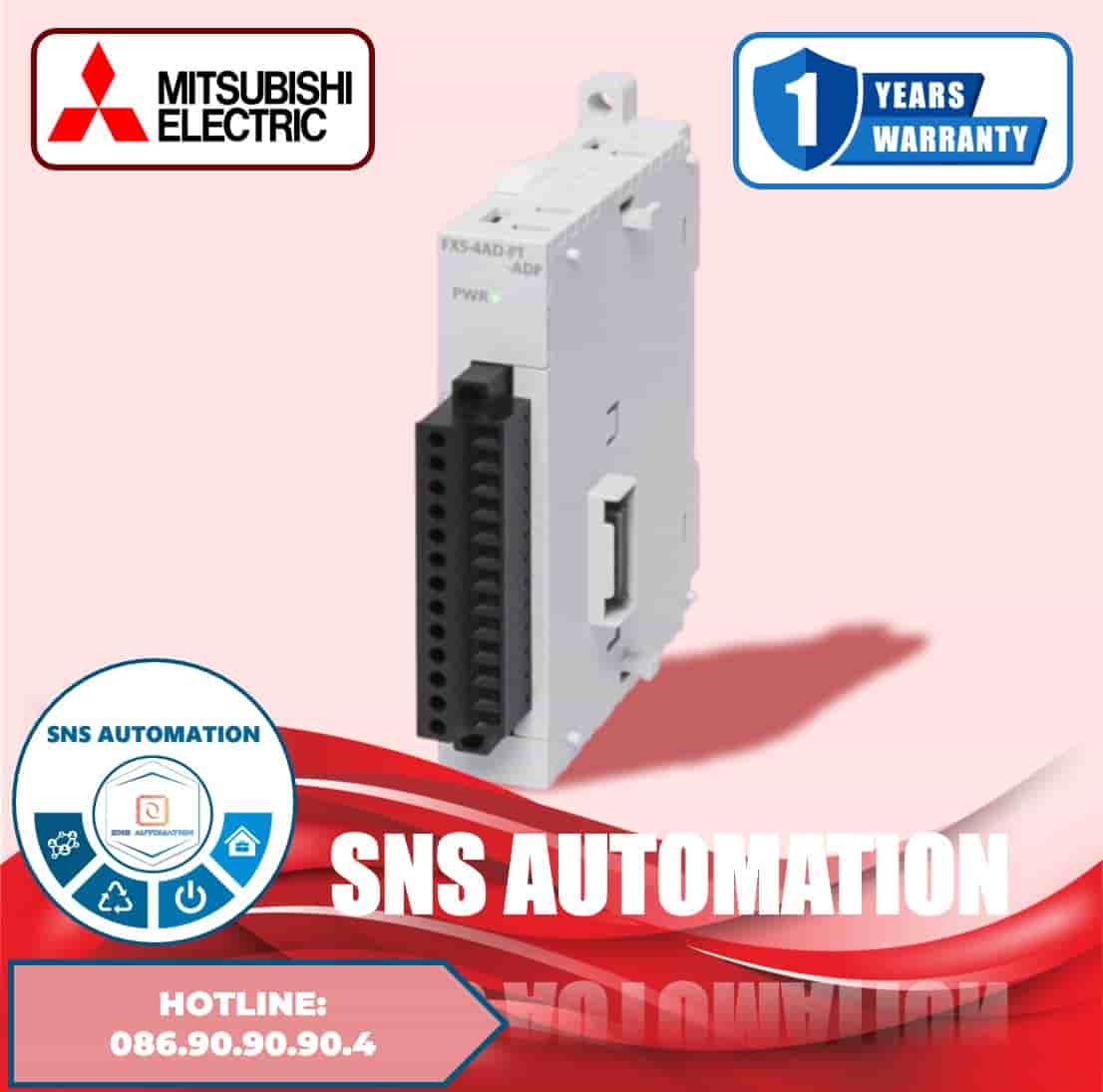  Mô đun mở rộng FX5-4AD-PT-ADP