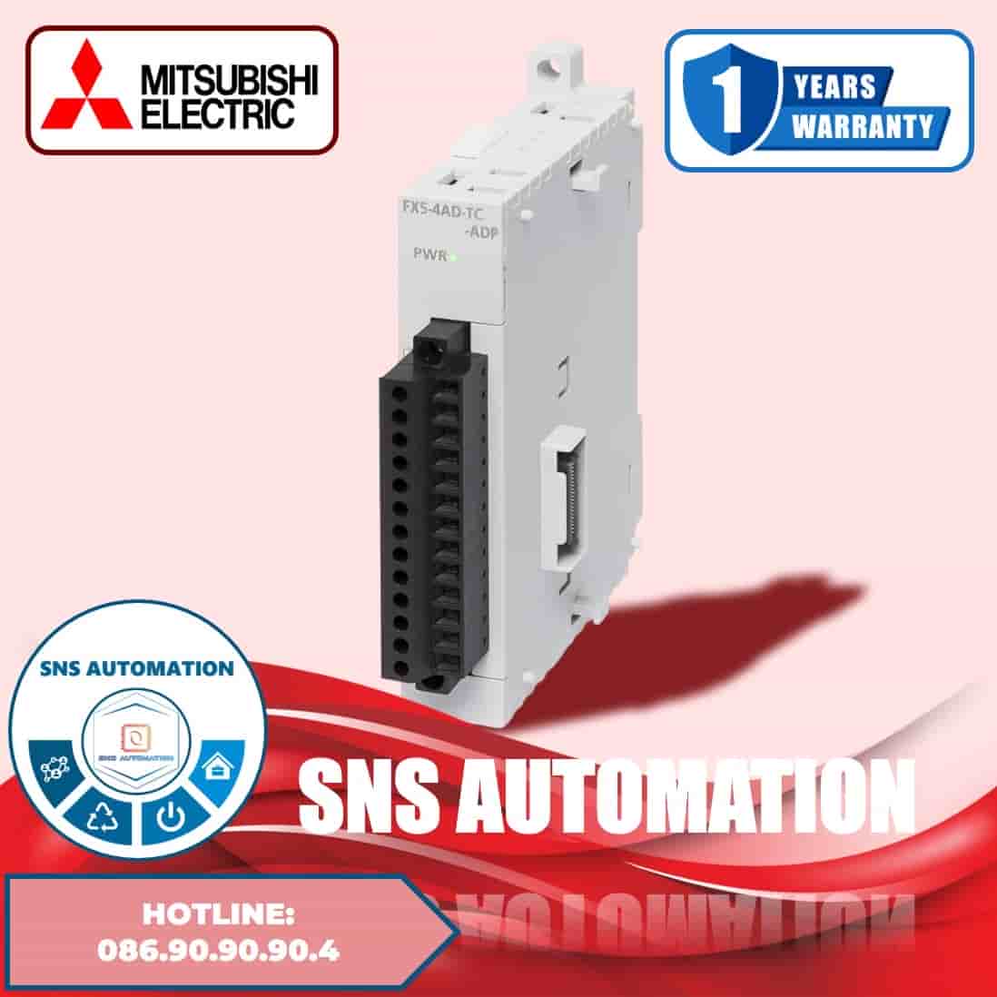  Mô đun mở rộng FX5-4AD-TC-ADP