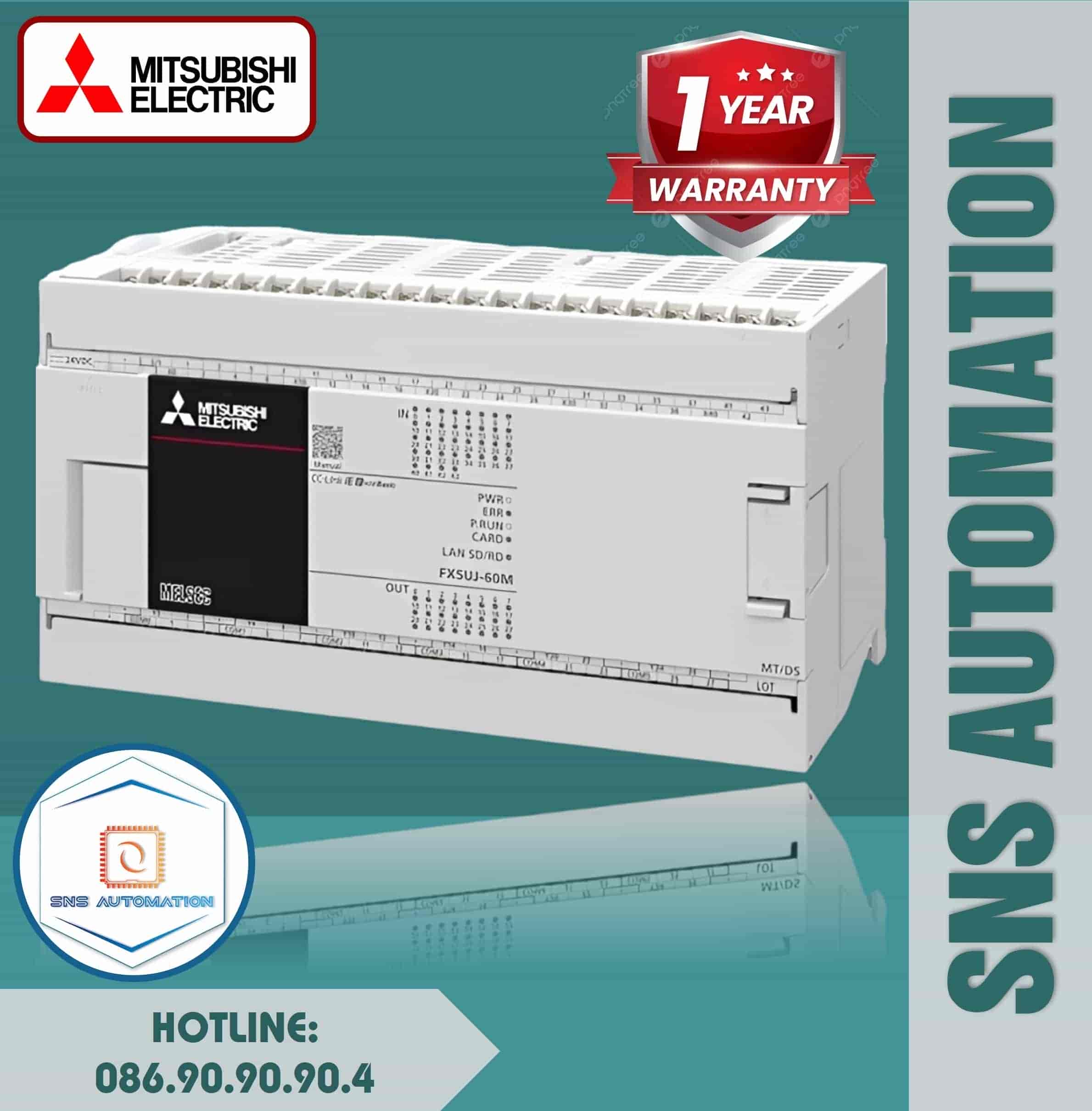 Bộ lập trình PLC FX5U-60MT